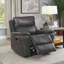  Furniture of America Lila Leather Recliner CM6540-CH IMAGE 2