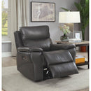  Furniture of America Lila Power Leather Recliner CM6540-CH-PM IMAGE 2