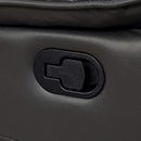  Furniture of America Danika Glider Leatherette Recliner CM-RC6816GY IMAGE 3