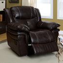  Furniture of America Cordova Leatherette Recliner CM-RC6782 IMAGE 1