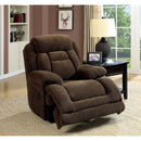  Furniture of America Grenville Glider Fabric Recliner CM6010CH IMAGE 2