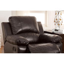 Furniture of America Davenport Leather Match Recliner CM6327-CH IMAGE 2