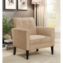  Furniture of America Amelie Stationary Fabric Accent Chair CM-AC6545BG IMAGE 5