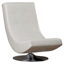  Furniture of America Trinidad Swivel Leather Look Accent Chair CM-AC6912W IMAGE 6