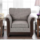  Furniture of America Morgan Stationary Fabric Chair CM6573-CH IMAGE 1