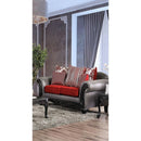  Furniture of America Midleton Stationary Leatherette Loveseat SM7440-LV IMAGE 2