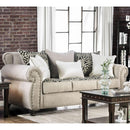  Furniture of America Sinatra Stationary Fabric Sofa SM6152-SF IMAGE 1