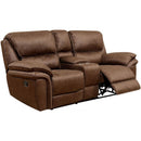  Furniture of America Helga Reclining Fabric Loveseat CM6595-LV IMAGE 1