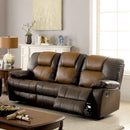  Furniture of America Pollux Reclining Leatherette Sofa CM6864-SF IMAGE 1