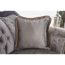  Furniture of America Tabatha Stationary Leatherette Loveseat SM6312-LV IMAGE 3