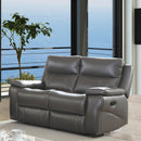 Furniture of America Lila Reclining Leather Look Loveseat CM6540-LV IMAGE 2