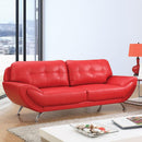  Furniture of America Reanna Stationary Leatherette Sofa CM6414RD-SF IMAGE 2