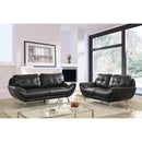  Furniture of America Reanna Stationary Leatherette Loveseat CM6414BK-LV IMAGE 5