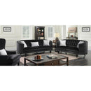  Furniture of America Manuela Stationary Fabric Loveseat CM6145BK-LV IMAGE 3