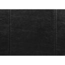  Furniture of America Perla Stationary Leather Look Sofa CM6424BK-SF IMAGE 4