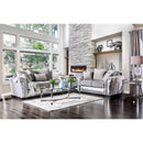  Furniture of America Benigno Stationary Fabric Sofa SM6413-SF IMAGE 5