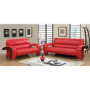  Furniture of America Wezen Stationary Leatherette Sofa CM6412RD-SF IMAGE 5