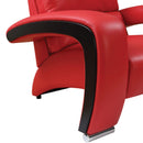  Furniture of America Wezen Stationary Leatherette Loveseat CM6412RD-LV IMAGE 2