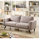  Furniture of America Janie Stationary Fabric Sofa CM6977GY-SF IMAGE 2