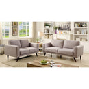  Furniture of America Janie Stationary Fabric Loveseat CM6977GY-LV IMAGE 5