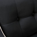  Furniture of America Glenda Stationary Fabric Loveseat CM6850BK-LV IMAGE 3