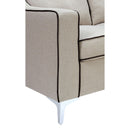  Furniture of America Glenda Stationary Fabric Loveseat CM6850BG-LV IMAGE 4
