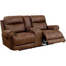  Furniture of America Kellie Reclining Fabric Loveseat CM6281-LV IMAGE 1