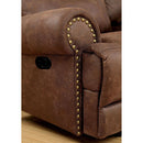  Furniture of America Kellie Reclining Fabric Loveseat CM6281-LV IMAGE 3