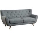  Furniture of America Carin Stationary Fabric Sofa CM6134LG-SF IMAGE 1