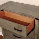  Furniture of America Bianca 5-Drawer Chest CM7734GY-C IMAGE 3