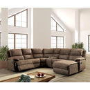  Furniture of America Amara Reclining Leather Look 6 pc Sectional CM6589-SECT IMAGE 1