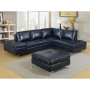  Furniture of America Sadie Leather Look 5 pc Sectional CM6178-SET IMAGE 2