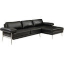  Furniture of America Eilidh Leatherette 2 pc Sectional CM6422BK-SECT IMAGE 1