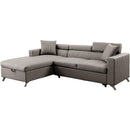  Furniture of America Dayna Leather Look Sleeper Loveseat CM6292-SECTIONAL IMAGE 3