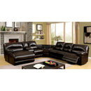  Furniture of America Glasgow Reclining Leather Look 5 pc Sectional CM6822BR-T-SECT IMAGE 1