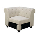  Furniture of America Stanford II Fabric 3 pc Sectional CM6270IV-SET IMAGE 4