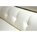  Furniture of America Floria Bonded Leather Match 2 pc Sectional CM6122WH-PK IMAGE 2