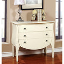  Furniture of America Accent Cabinets Bombé Chests CM-AC139WH IMAGE 1