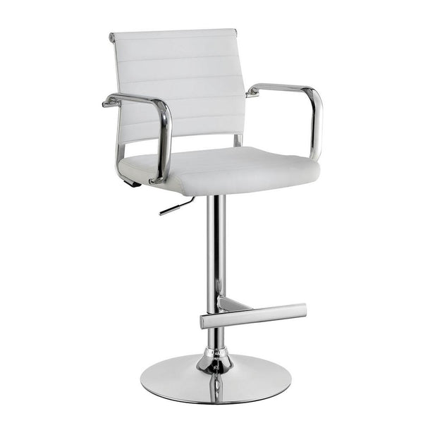 Furniture of America Sedona Adjustable Height Stool CM-BR6463WH IMAGE 1