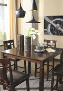 Bennox - DRM Counter Table Set (Set of 5) - Brown