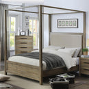  Furniture of America Garland King Canopy Bed CM7356EK-BED IMAGE 1