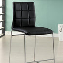  Furniture of America Kona CM8320BK-PC-2PK Counter Height Chair IMAGE 1