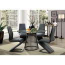  Furniture of America Round Dowdale Dining Table CM3919RT-TABLE IMAGE 4