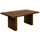  Furniture of America Kirsty Dining Table with Pedestal Base CM3821T-TABLE IMAGE 1