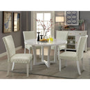  Furniture of America Round Reidar Dining Table with Trestle Base CM3651RT IMAGE 4