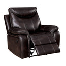  Furniture of America Karlee Leatherette Recliner CM6988-CH IMAGE 1
