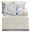 Cuddle Plush - 3 Pc. - 3-Piece Sectional, Chair And Ottoman - Arctic