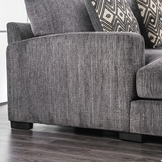 Furniture of America Kaylee CM6587-SECT U-Sectional w/ Left Chaise IMAGE 6