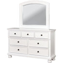  Furniture of America Castor Dresser Mirror CM7590WH-M IMAGE 2
