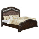  Furniture of America Calliope King Upholstered Panel Bed CM7752EK-BED IMAGE 1